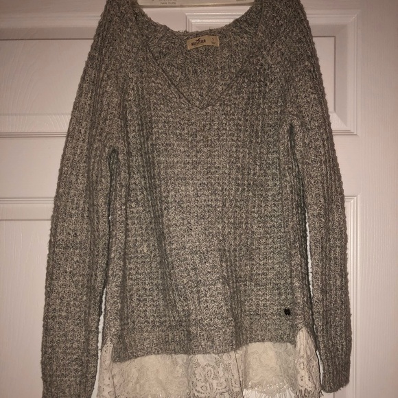 Hollister Sweaters - Grey sweater